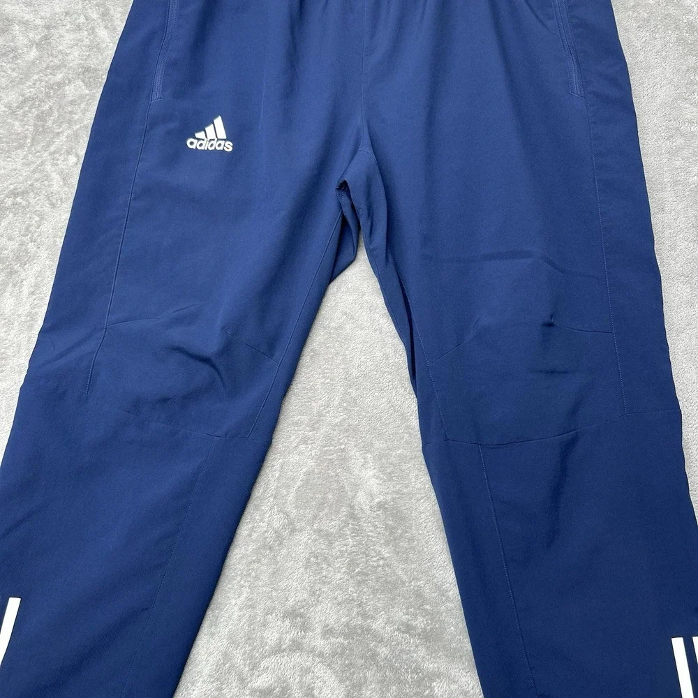 Adidas Adult Hockey Rink Navy Blue Pants Aeroready Mens Size Extra Large XL